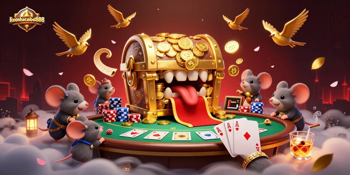 Experience thrilling poker gameplay in the keonhacaibet888 golden chest wonderland!