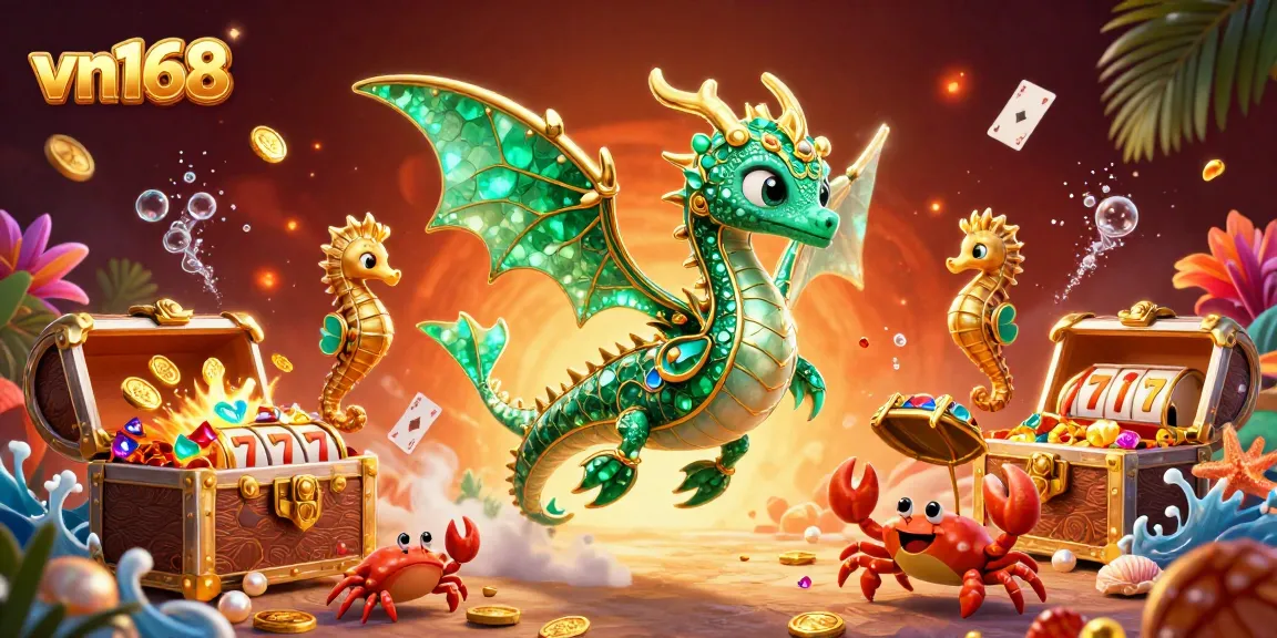 Experience the excitement of vn168 with vibrant slots, gold coins, and underwater adventure.