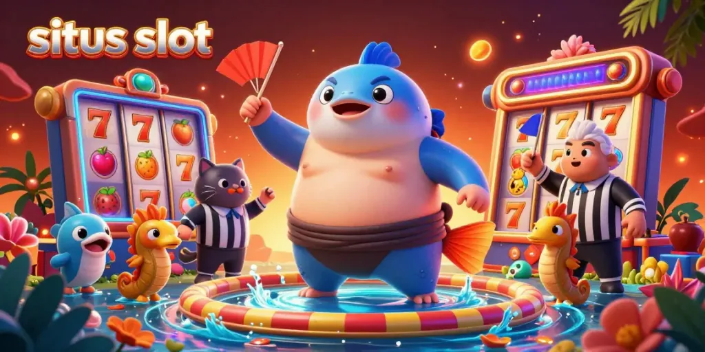 Experience thrilling slot gameplay with situs slot featuring a dynamic underwater ring.