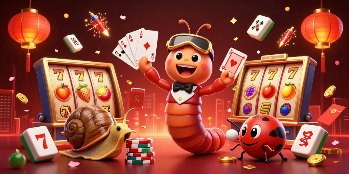 RR88: Experience thrilling casino action with a vibrant 3D illustration featuring characters and slots.
