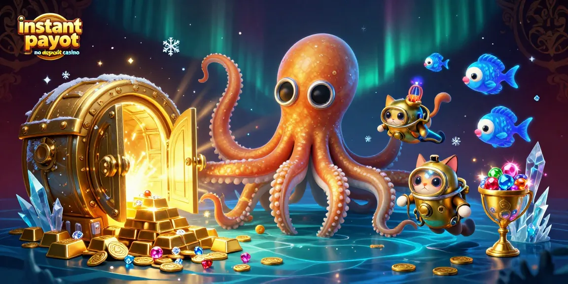 Experience the thrill of instant payout no deposit casino rewards with captivating characters in a treasure-filled setting.