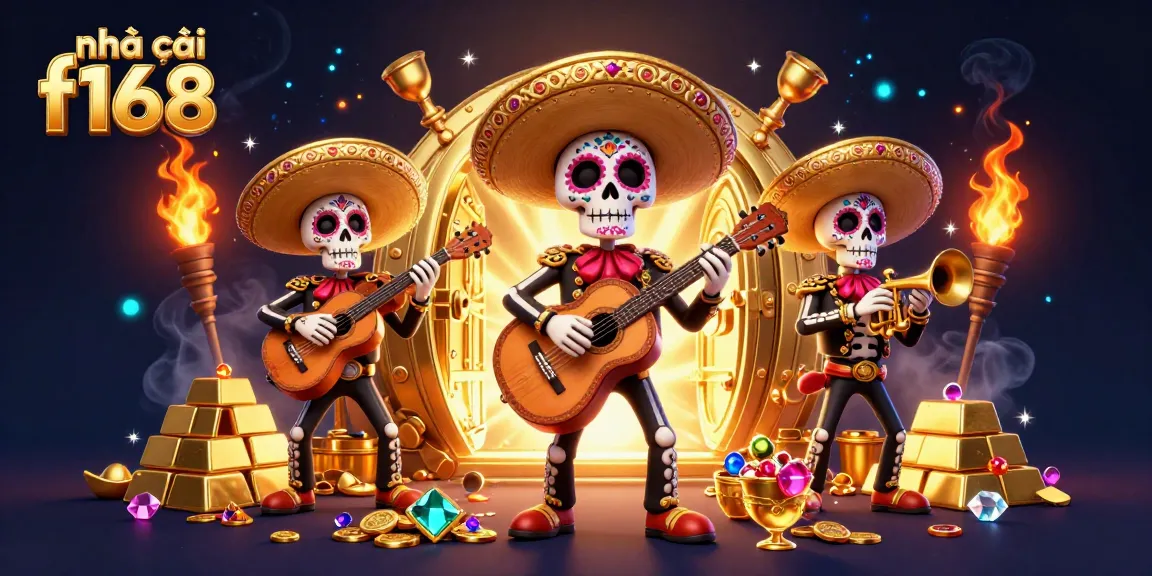 Win big at nhà cái f168 with a vibrant mariachi scene showcasing fortune and excitement!