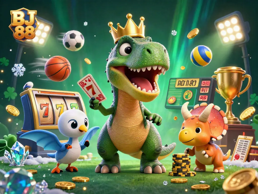 BJ 88's exciting casino adventures come alive with cartoon characters and dynamic game elements.