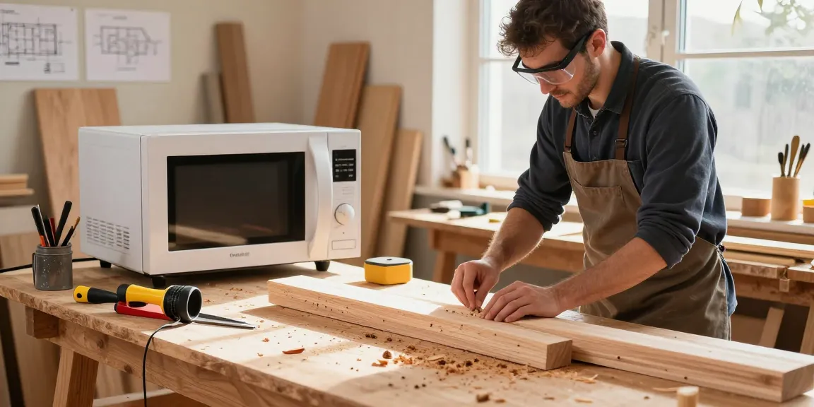 Shashel equipment in a woodworking workshop eliminating wood pests.