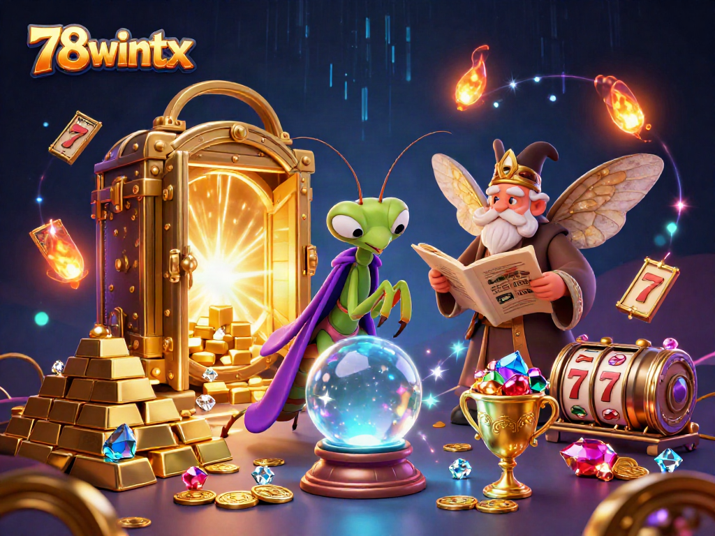 Players engage with the vibrant, magical 78wintx casino experience through vibrant characters and rich elements.