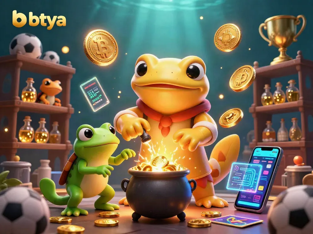 Betya creates engaging sports betting experiences with dynamic gaming elements in a vibrant illustration.