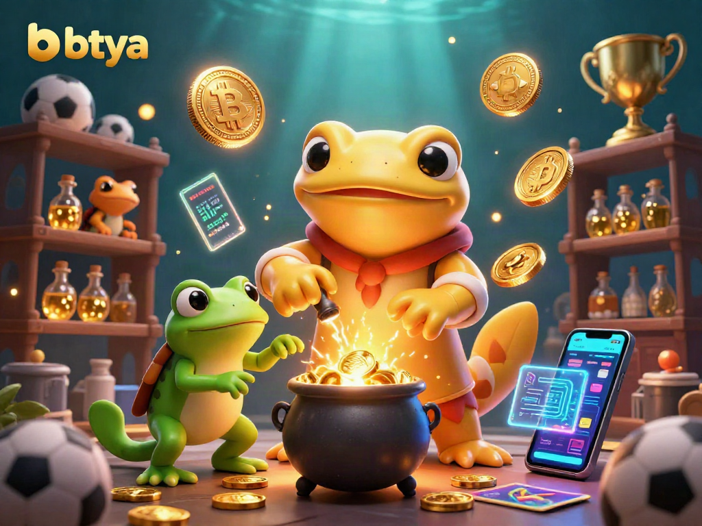 Betya creates engaging sports betting experiences with dynamic gaming elements in a vibrant illustration.