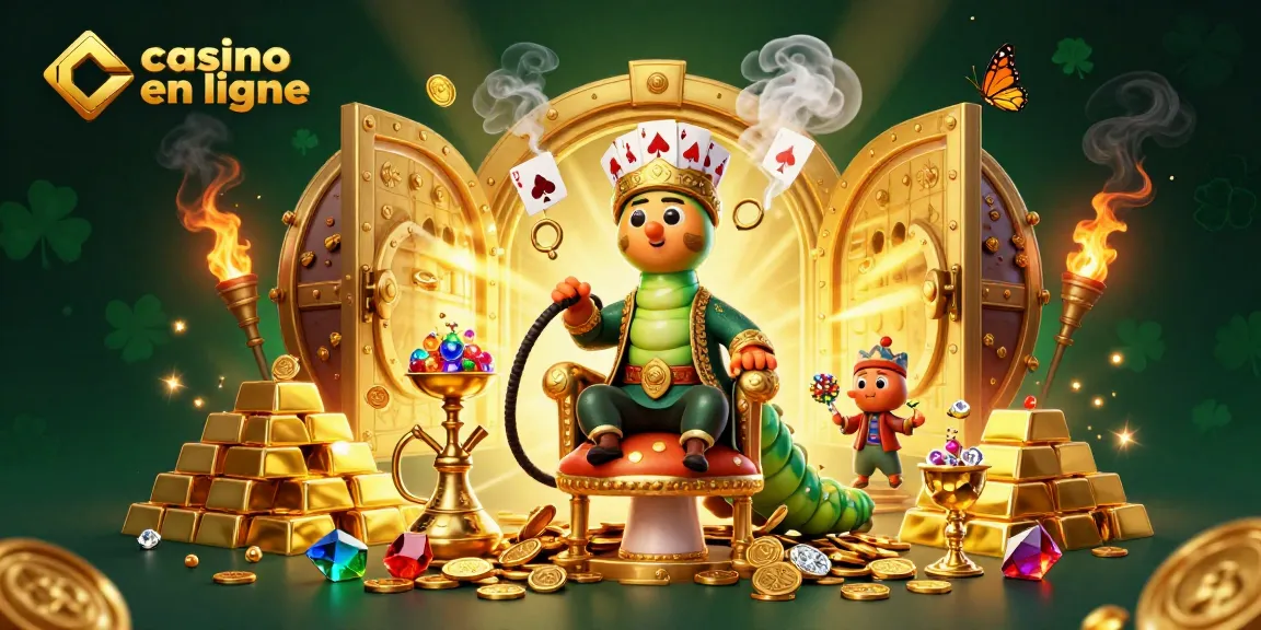 Jouez à des jeux de casino en ligne avec des personnages fascinants dans une scène de casino dynamique.