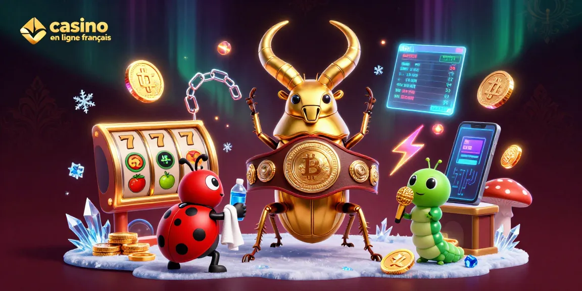 Jouez sur des machines à sous inédites dans un casino en ligne français avec un décor captivant et coloré.