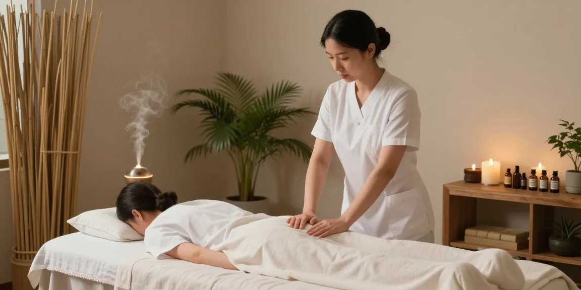 Experience high-quality 고양출장안마 in a tranquil massage therapy room with calming decor and essential oils.