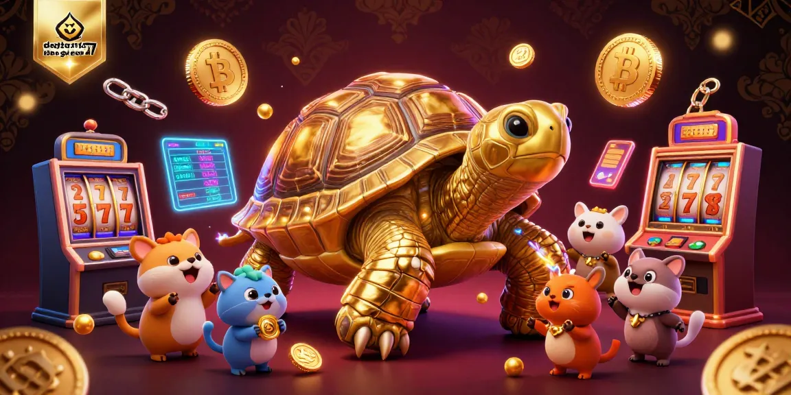 Engage with the thrilling gameplay at daftar link gacor77 featuring a vibrant scene of a casino tortoise and dynamic gaming elements.