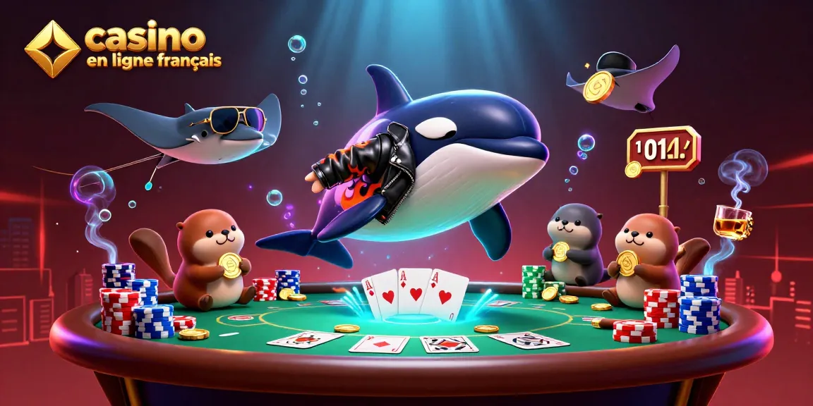 Jouez dans un casino en ligne français avec des personnages marins amusants et des jeux exaltants.