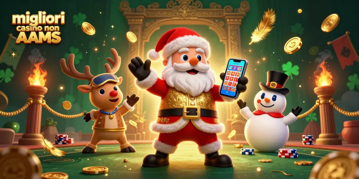 Scopri i migliori casino non AAMS con Babbo Natale e i suoi amici nel mondo del gioco