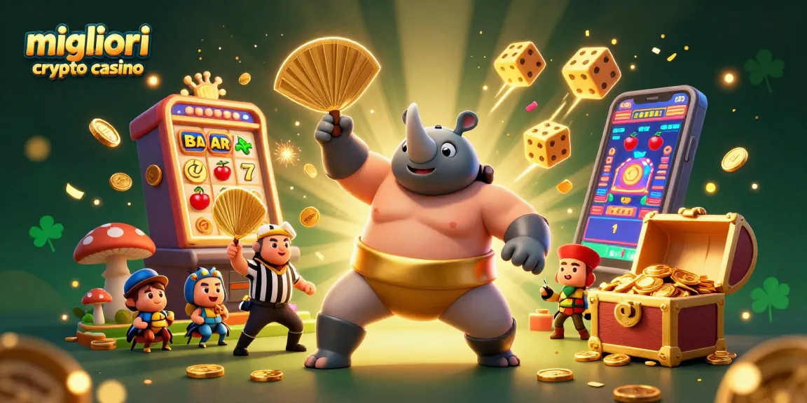 Gioca nei migliori crypto casino con la nostra illustrazione 3D che rappresenta vincite e divertimento ai tavoli.